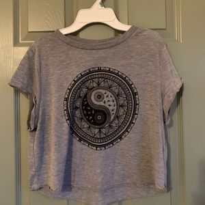 Yin yang crop top